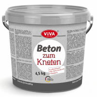 Viva Decor® Beton zum Kneten - 4,5 kg - Modellierbarer Bastelbeton