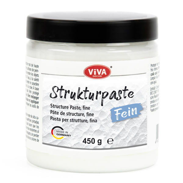 Strukturpaste Fein, Weiß, 450g