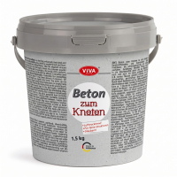 Viva Decor® Beton zum Kneten - 1,5 kg - Modellierbarer Bastelbeton