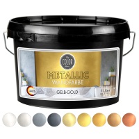 My COLOR Room®️ Metallic wall paint 1000 ml, glossy wall paint for creative wall designs