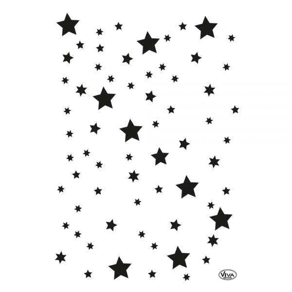Universalschablone Sterne A4