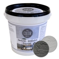 My COLOR Room® Beton Effekt Paste, Grau 1Liter, Farbe für Betonoptik