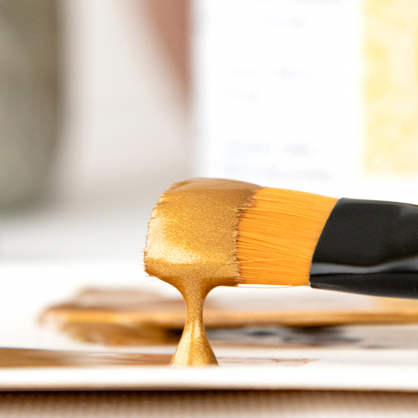 Viva Decor® Maya Gold Metallic-Lack 250 ml mit echten Metallpigmenten