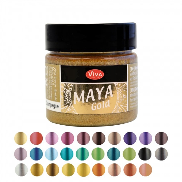 Maya Gold in 30 verschiedenen Farben